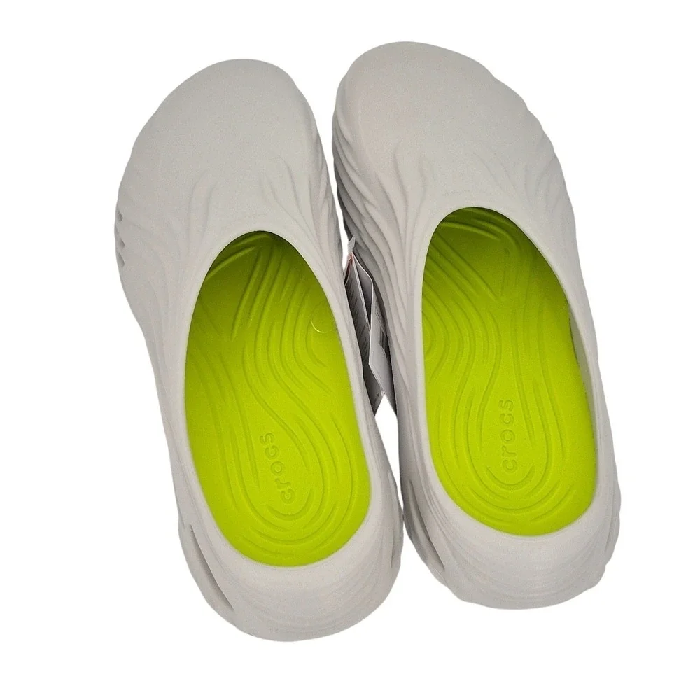 Crocs Echo Wave Clogs Atmosphere Gray Men's Size 11 Sandals Shoes NEW